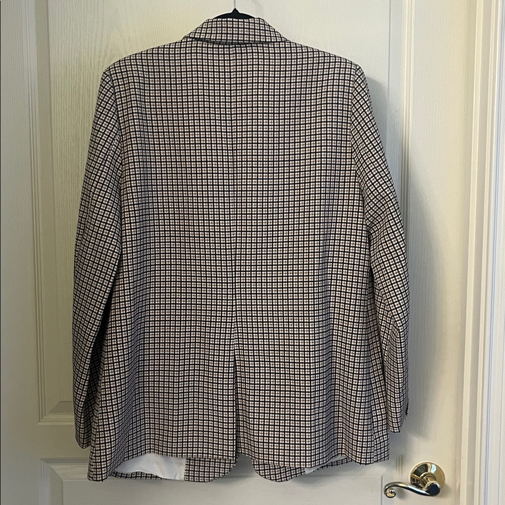 Vince Camuto Black and White Patterned Blazer - Picture 8 of 8